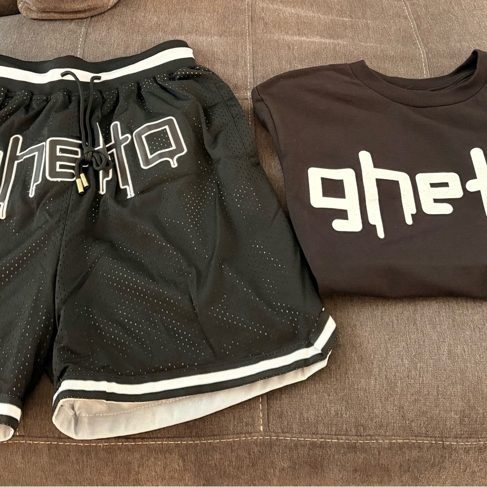 Black Athletic Men's Shorts